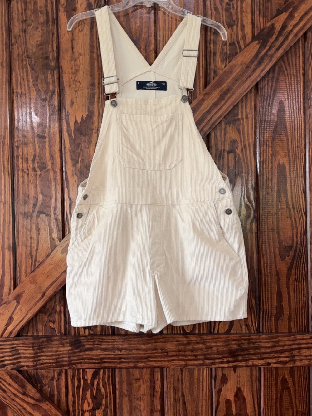 Women’s Hollister Corduroy Short Overalls